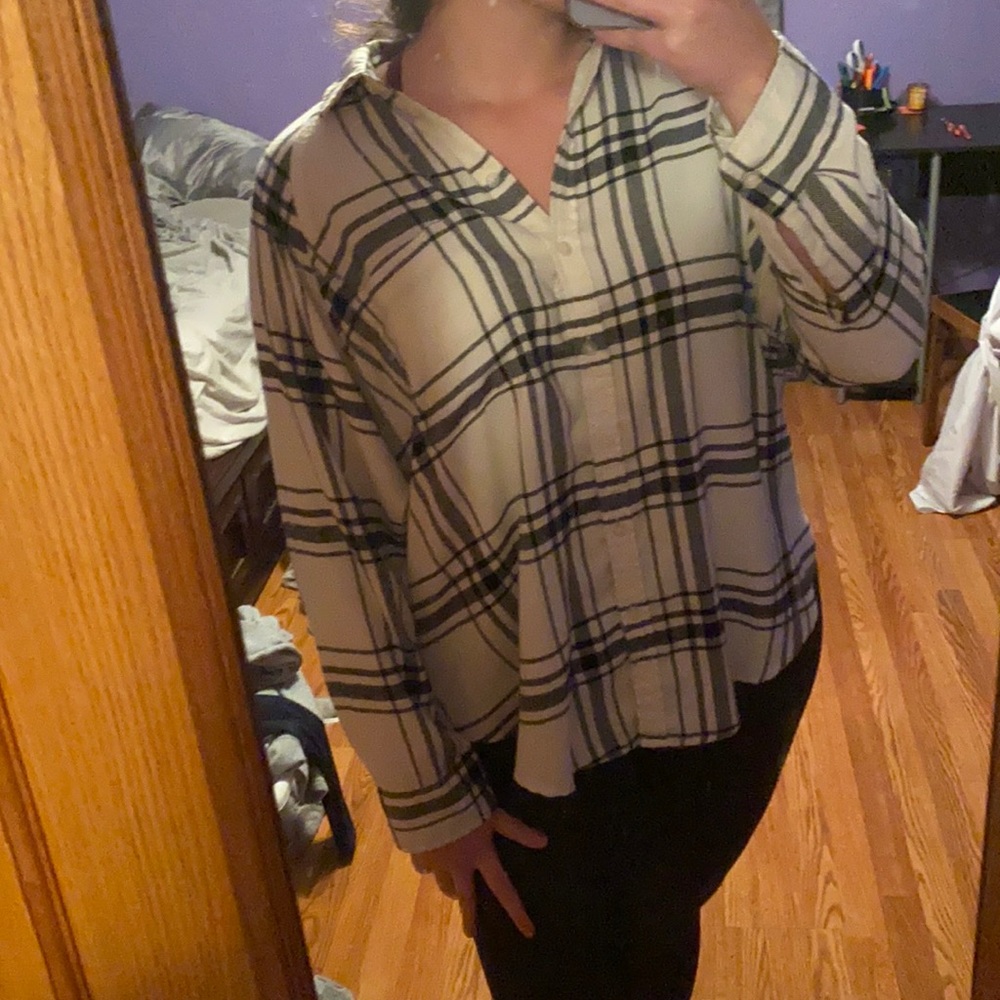 Oversized American Eagle flannel
